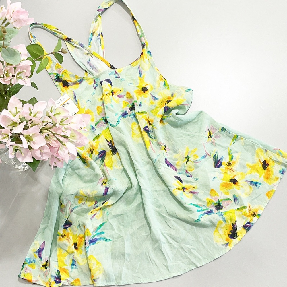 Free People Floral Top